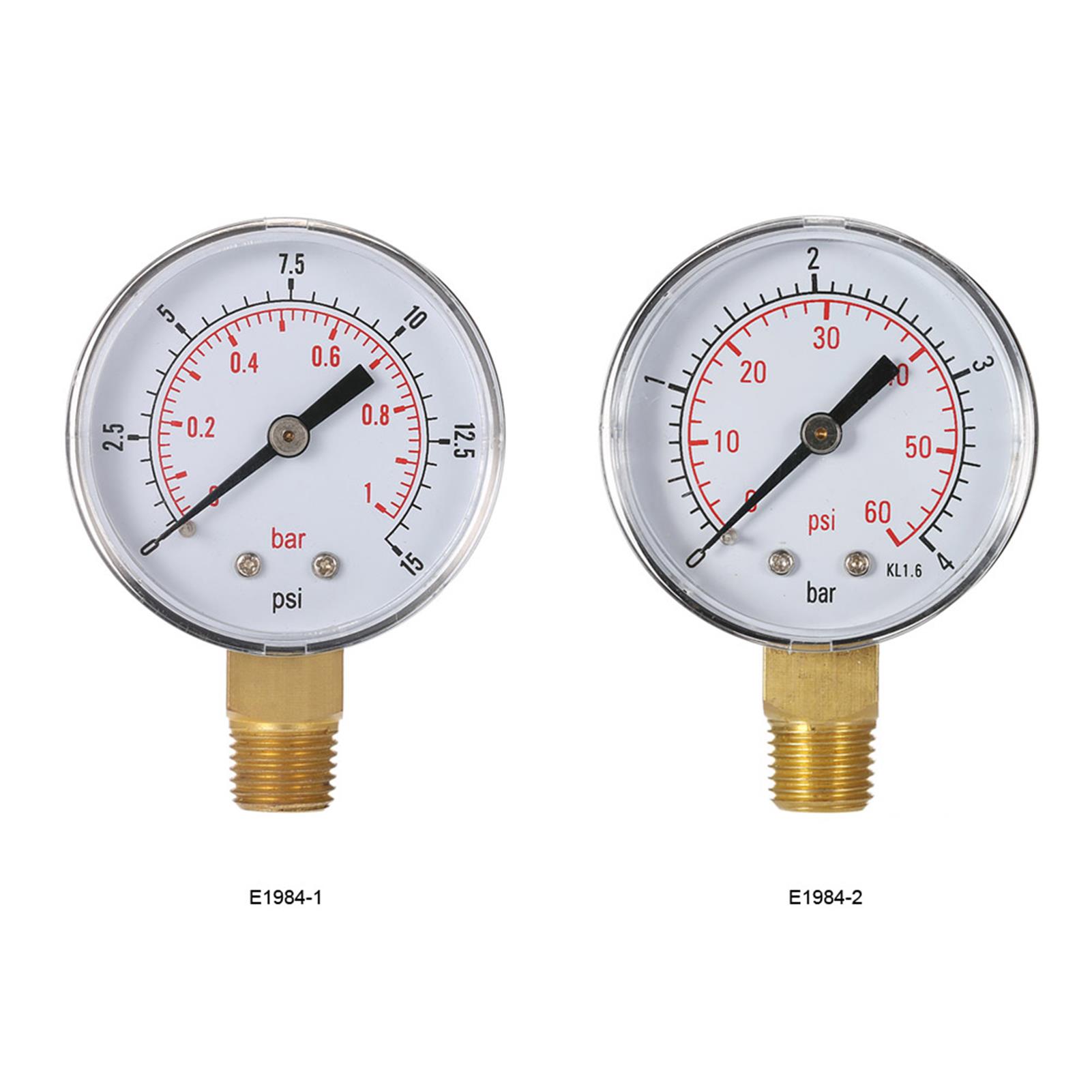Analog Meter Gauge - 50 مللي متر بركة تصفية ضغط