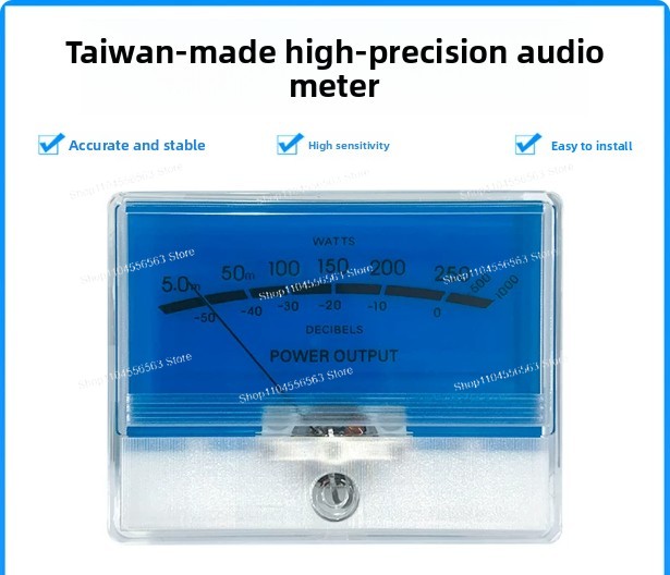 مقياس مستوى الصوت TN-90 مع إضا - مراجعة Analog Meter Gauge وسعره