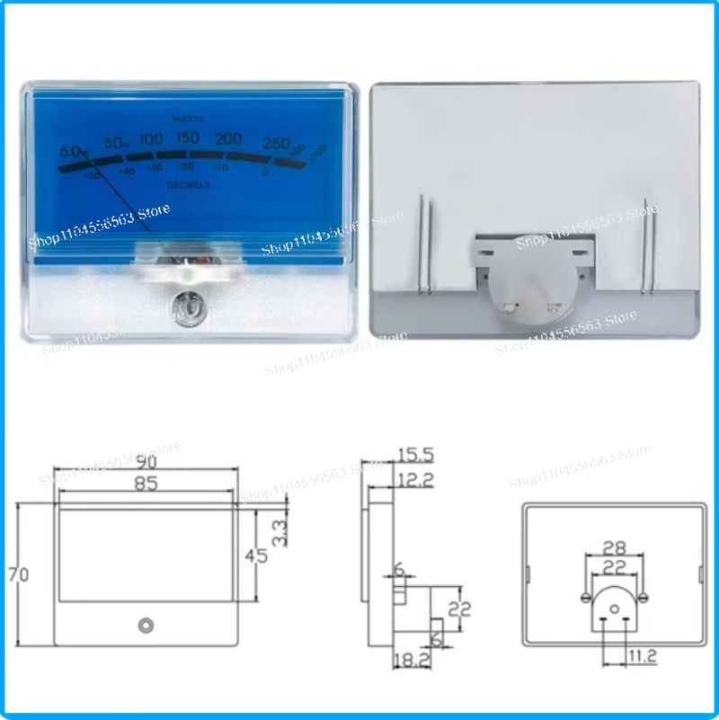 مقياس مستوى الصوت TN-90 مع إضا - مراجعة Analog Meter Gauge وسعره