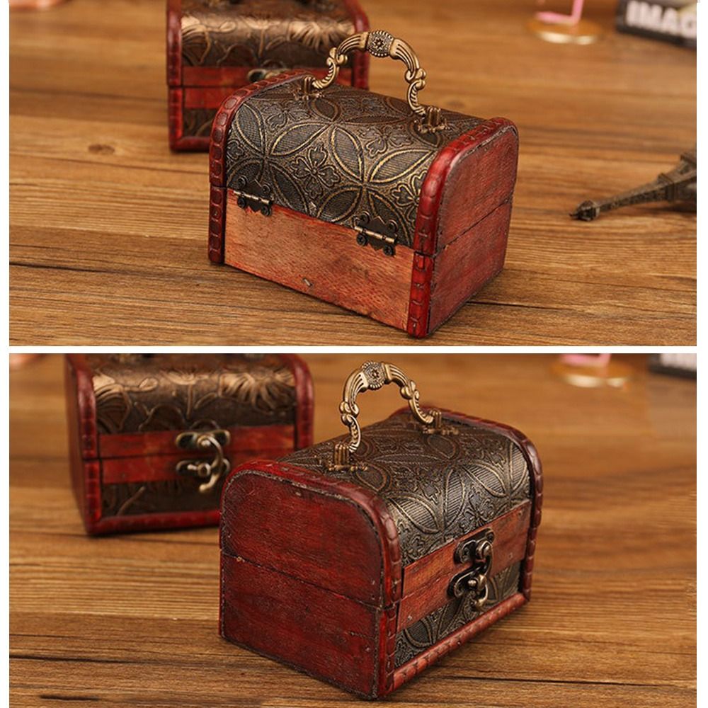 صندوق مجوهرات خشبي صغير مبتكر  - مراجعة Vintage Collectible Show وسعره