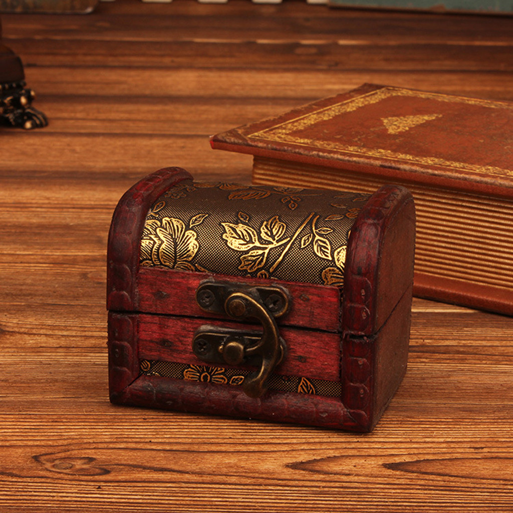 صندوق مجوهرات خشبي عتيق على ال - مراجعة Vintage Item وسعره